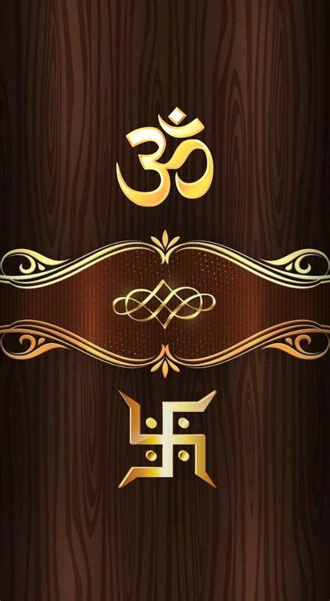 Omswastikamsanatan Hindu In 2024 Om Symbol Wallpaper Om Symbol Art