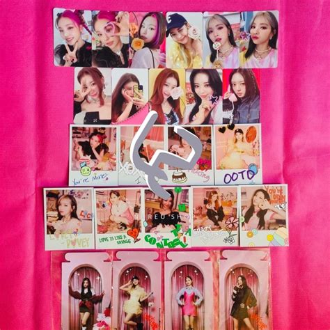 Itzy Crazy In Love Photocard Polaroid Yeji Lia Ryujin Chaeryeong