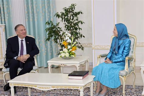 Mike Pompeo Maryam Rajavi Meet Hold Talks At Ashraf 3