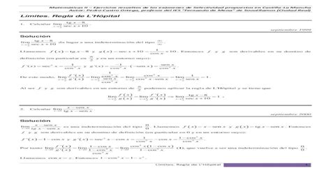 Matemáticas Ii Ejercicios Resueltos De Los Exámenes De €¦ · Matemáticas Ii Ejercicios