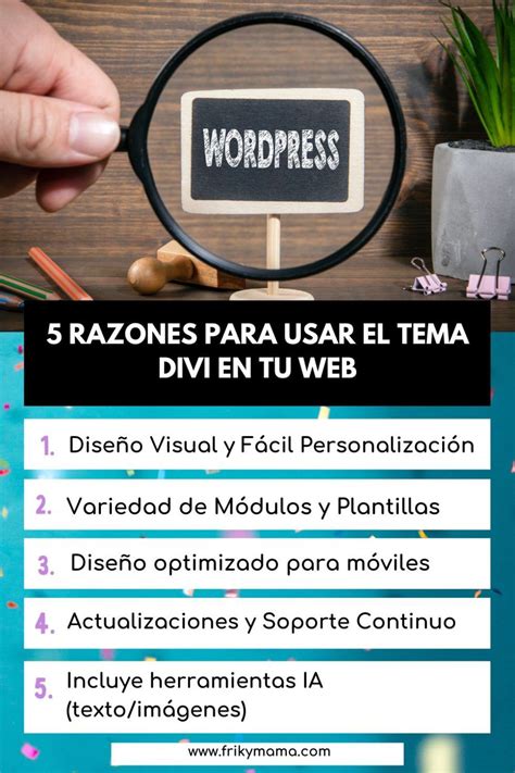 An Lisis De Divi En Wordpress Ventajas Y Desventajas Frikymama