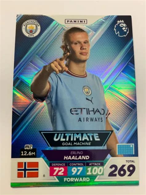 PANINI ADRENALYN XL Premier League Plus 2023 Erling Haaland Ultimate