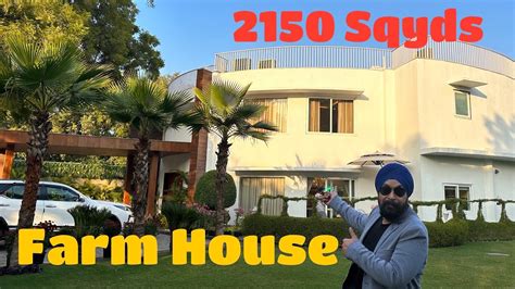 5 Bhk Luxury Farm House Sainik Farms Delhi YouTube