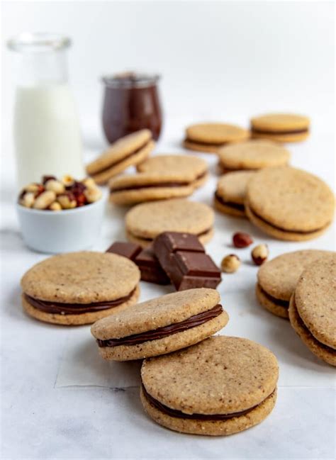 Hazelnut Chocolate Sandwich Cookies Bakes By Brown Sugar