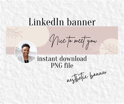 SET of 2 Aesthetic Pastel Pink Floral Linkedin Banner for Your Personal Branding on Linkedin ...