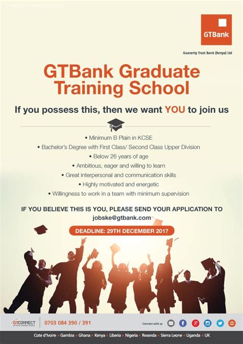 Apply For Guaranty Trust Bank Gtb Graduate Trainees Programme 2018