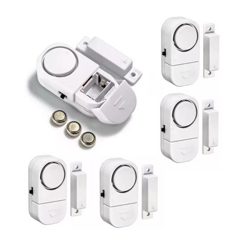 Ripley PACK 4 ALARMA PARA PUERTA VENTANA CON SENSOR MAGNÉTICO 90DB