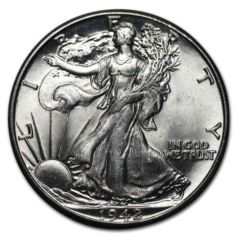 Buy 1942 Walking Liberty Half Dollar Bu Apmex