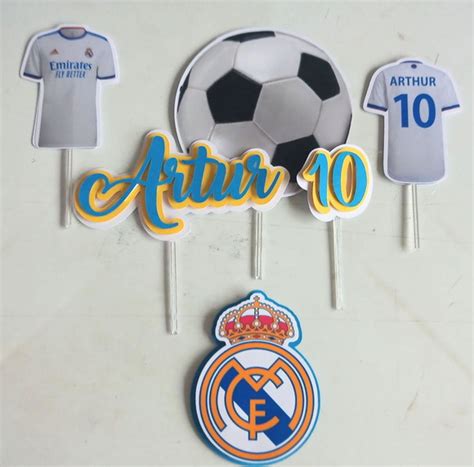 Bolo Real Madrid Compre Produtos Personalizados No Elo7