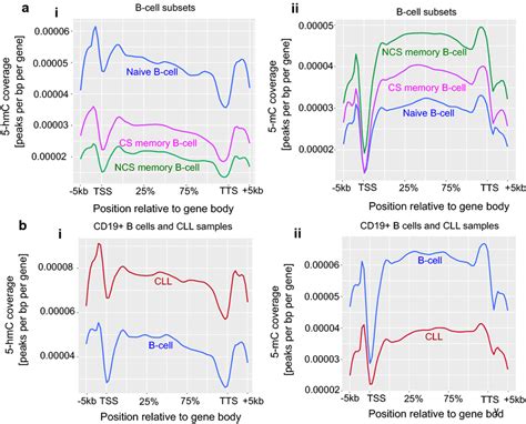 Genome Wide Distribution Of 5 HmC And 5 MC Over The Promoters And