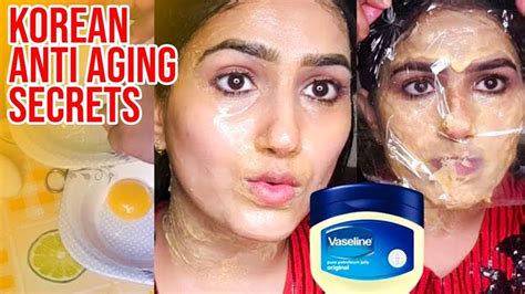 Vaseline And Egg Transforms Your Face In One Night Korean Anti Aging