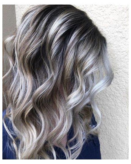 Frosted Hair Highlights Frosted Hair Silver Blonde Hair Gray Hair Highlights