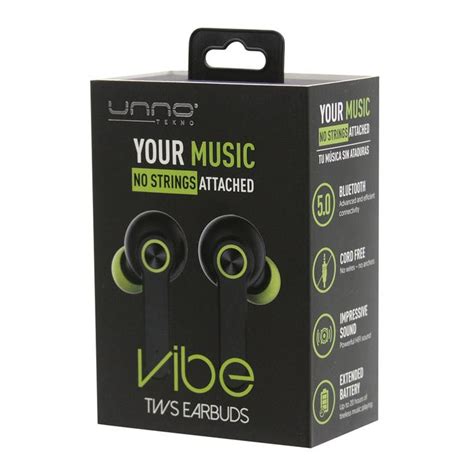 Audífonos TWS Bluetooth Vibe HS7505BK Unno