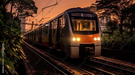 jabodebek lrt train set arrives at Rasuna said station in south, AI ...