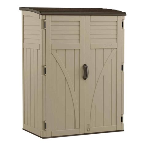 Suncast Cu Ft Sand Vertical Storage Shed Bms