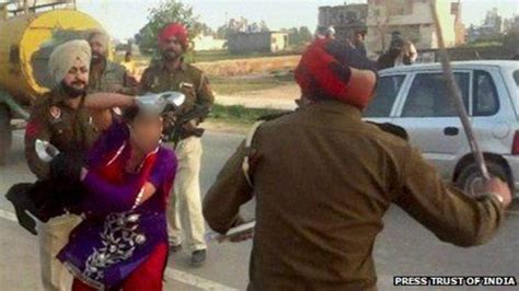 India Inquiry Into Punjab Woman S Beating Bbc News