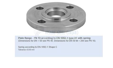 Din 2501 Flange Pn10pn16pn40 Din 2501 Plate Flange Dimensions