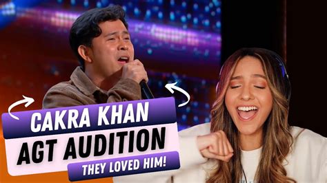 CAKRA KHAN AGT AUDITION 2023 REACTION YouTube