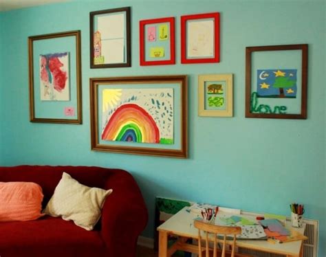 A New Kids' Art Display Wall