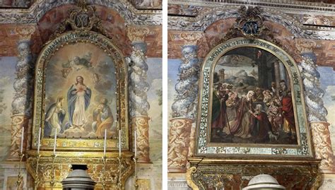 Dipinto Del Emerge Durante Il Restauro Della Chiesa