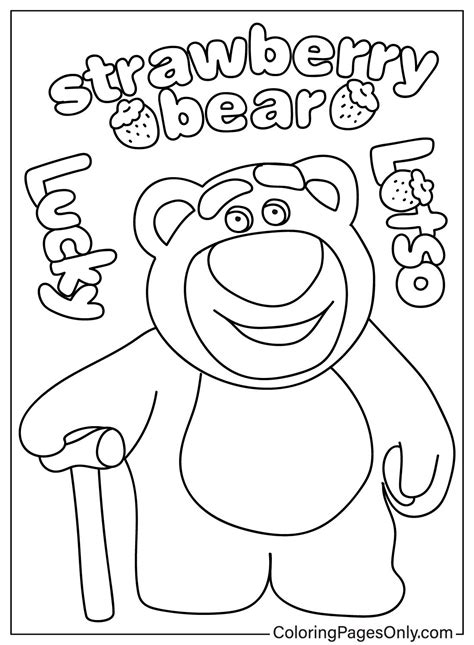 Lotso Coloring Pages Printable for Free Download