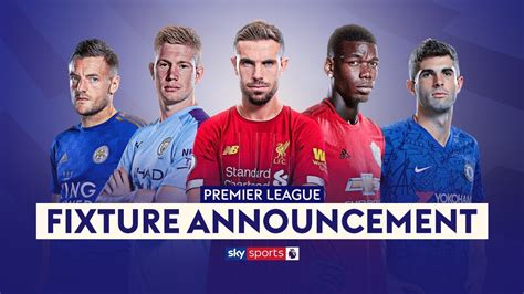 Premier League Fixture Announcement Youtube