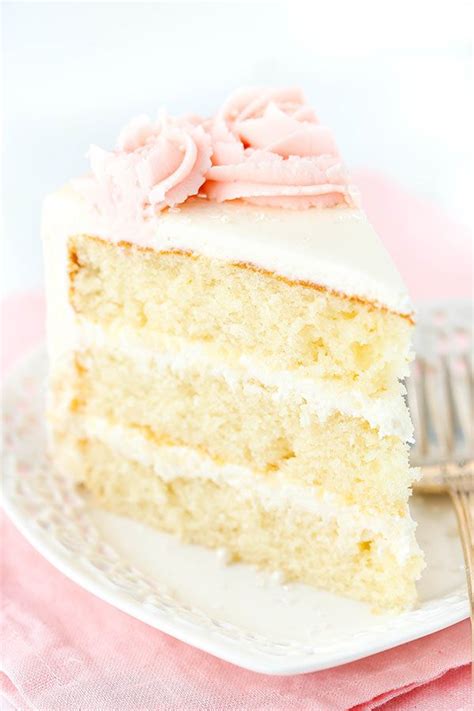 Rose water vanilla layer cake – Artofit