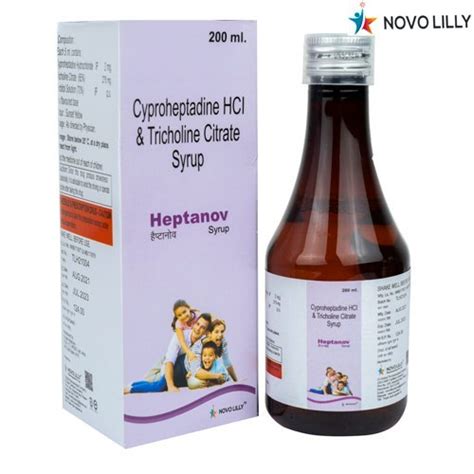 Cyproheptadine Hcl 2 Mg Tricholine Citrate Solution 275 Mg Treatment