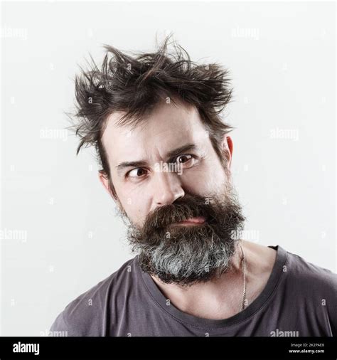 Funny hairy man hi-res stock photography and images - Alamy