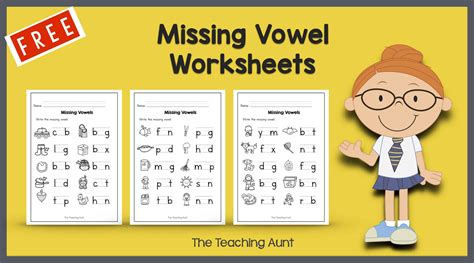 Free Missing Vowels Worksheet Download Free Missing Vowels Worksheet Png Images Free