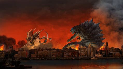 Godzilla Earth Vs Gigan Godzilla Legendary Pictures Battle City