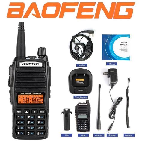 Baofeng UV 82 Two Way Radio UHF VHF Dual Band Walkie Talkie Ham