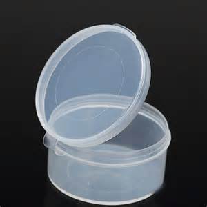 pcs transparent small  plastic clear holders collecting  lid