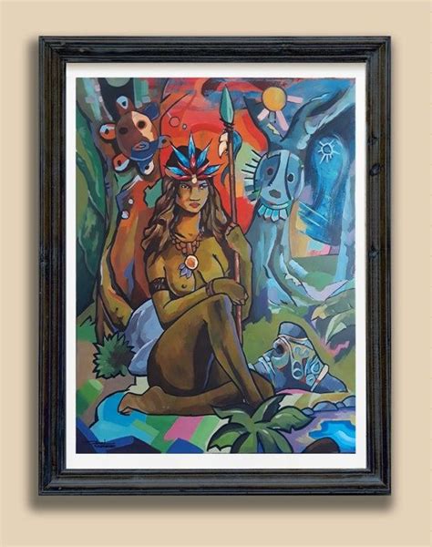 Taino Art Puerto Rico Wall Art Puerto Rican Taino Pride Boricua Roots