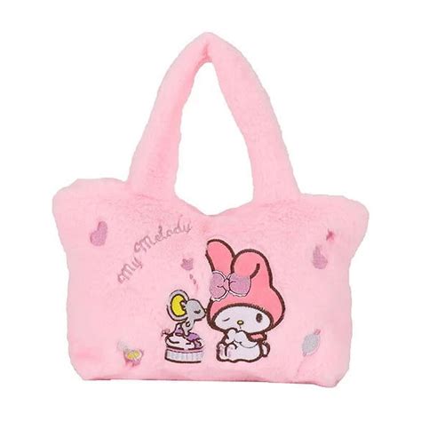 Kawaii Sanrio Plush Bag Kuromi Backpack Anime Melody Cinnamoroll