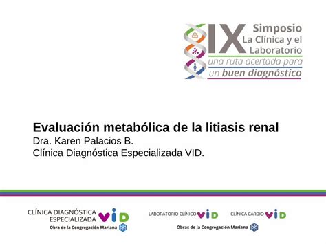 PDF Evaluación metabólica de la litiasis renal Litiasis urinaria