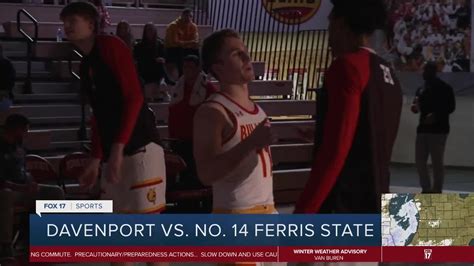 Ferris State men's basketball bounces back with big win over Davenport