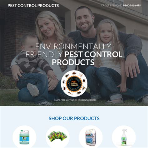 Pest Control Responsive Landing Page Designs Templates For Leads Page 2