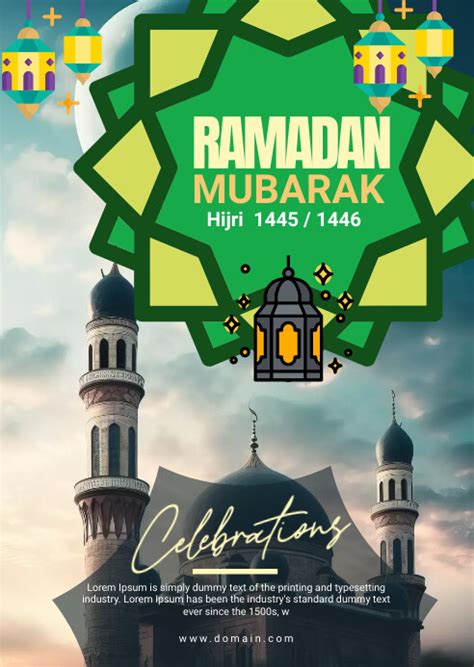 Ramadan Kareem Flyer Template Postermywall