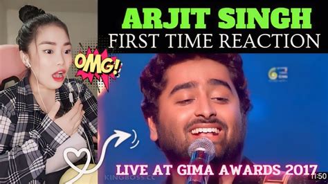 This Is Crazy First Time Reaction Arijit Singh Live At Gima Awards