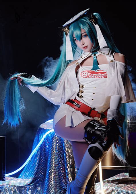 Us 6999 Vocaloid Miku Racing Cosplay Costume