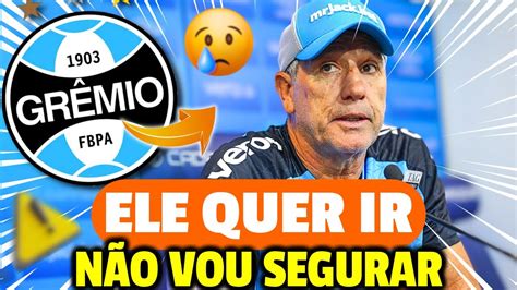 Saiu Agora Pouco Renato Dispensou Torcida Ficou Sem Entender