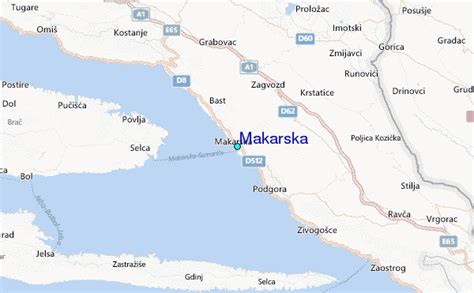 Makarska Tide Station Location Guide