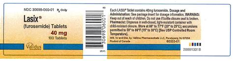 Lasix Furosemide Tablet