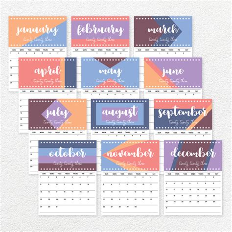 Printable 2023 Calendar · Tidy Plans