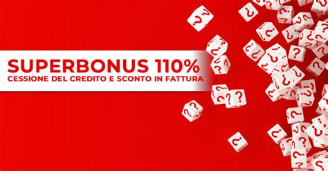 Superbonus 110 Con Sconto In Fattura E Cessione Del Credito Beneficio