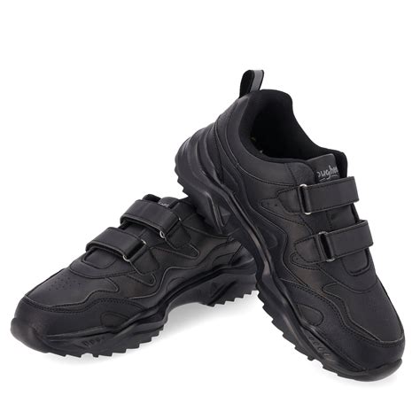 Toughees Thato Velcro Takkie Black Gem Schoolwear