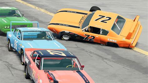 Classic NASCAR Crashes 6 BeamNG Drive YouTube