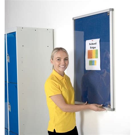 Fire Safe Tamperproof Notice Board Felt Fabric Noticeboard Warehouse