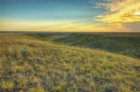 The Sunset Over Grasslands National Park by Robert Postma / Design Pics